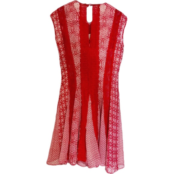 BCBGMaxAzira Red Jalena Lace Dress - Picture 4 of 8